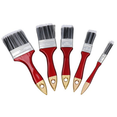 10pc Painting and Decorating Synthetic Paint Brush Brushes Set - 4