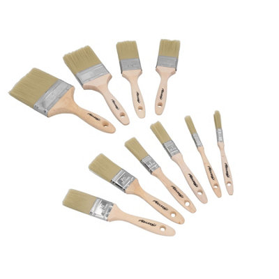 10pc Painting Paint Brush Set For Painting + Decorating Brushes - 3