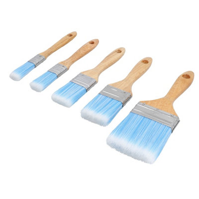 10pc Synthetic Paint Painting Brush Set Decorating Brushes - 3