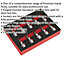 10pc TRX Star Socket Bit Set 3/8" Square Drive - T10 to T50 - 50mm Long Shaft