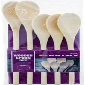 10Pc Wooden Kitchen Utensil Spatula Set Tool Cooking Salad Spoons Quality