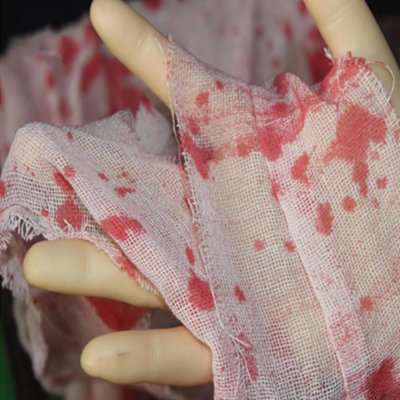 10Pcs 183x76cm Horror Halloween Cloth Decoration Creepy Gauze Fabric ...