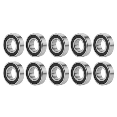 10pcs 6003-2RS Rubber Sealed Deep Groove Ball Bearings,17mmx35mmx10mm