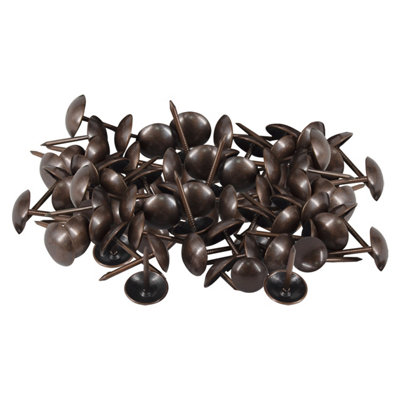 10pcs Bronze Upholstery Nail Tacks Stud Rivets - 9mm