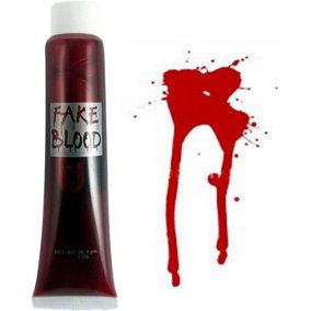 10Pcs Halloween Fake Blood Tubes 28ml - Horror Zombie Makeup for Face/Body