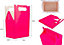 10Pcs Hot Pink Colour Cardboard Lunch Takeaway Birthday Wedding Carry Meal Food Cake Party Box Childrens Loot Bags