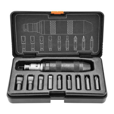 10pcs Imppact Driver Set 1/2'' NEO TOOLS