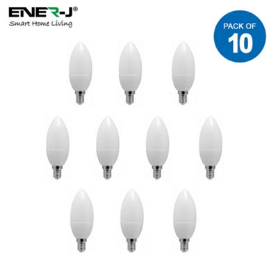 10pcs LED Bulb 4W LED Candle Lamp E14 6000K, Cut down your electricity bill up to 85%