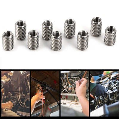 10pcs M4x0.7 Female to M6x1.0 Male Thread Repair Inserts-303 Stainless Steel for Computers&Equipment