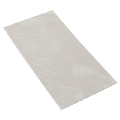 10PCS Marble Tile Stickers for Kitchen Bathroom Backsplash PVC Waterproof Oil Proof DIY Self Adhesive 60x30cm(Off-White) - 5