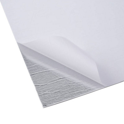 10PCS Marble Tile Stickers for Kitchen Bathroom Backsplash PVC Waterproof Oil Proof DIY Self Adhesive 60x30cm(Off-White) - 6