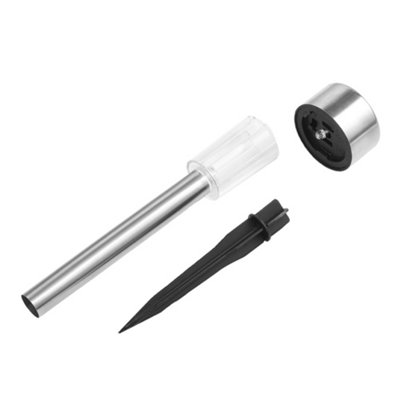 10Pcs Outdoor Stainless Steel Solar-Powered Pathway Lights - 8