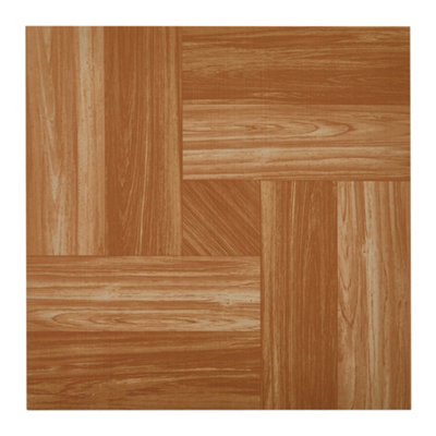 10Pcs Peel and Stick PVC Parquet Flooring Tiles Set
