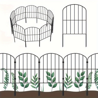 10Pcs/set Garden Fence Panels, Small Animal Barrier Fences