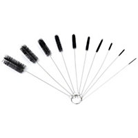 10Pcs Set Mini Cleaning Bristle Brushes Pipe Vent Sink Spout Overflow Cleaner