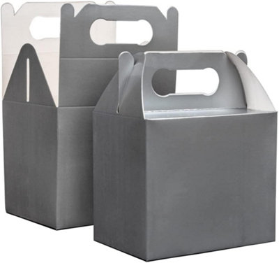 40 Kids Party Lunch Boxes - Choose From 17 Fun Designs, Cardboard, Great For Goodie Bags