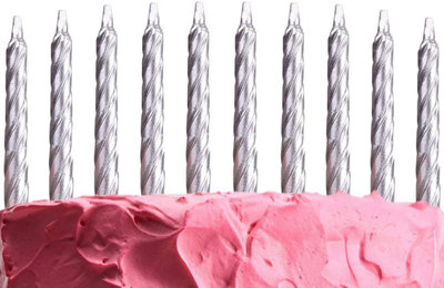 10pcs Spiral Candles for Birthday Wedding Anniversary Dinner Party Cake Topper Table Decorations,