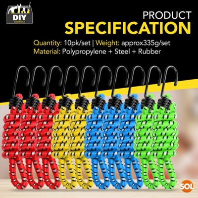 Bungee cord specifications deals