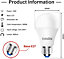 10W LED Bulb E27,3000K Paper Pack