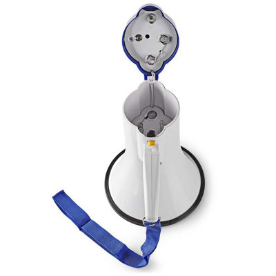 10W Megaphone with Built-in Microphone - White