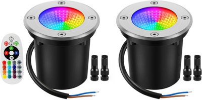 10W Warm White Low Voltage Landscape Lights, IP67 Waterproof Adjustable ...