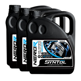 10W60 Motorcycle Oil Fully Synthetic 4 Stroke JASO MA MA2 10W-60 API SN - 3x4L