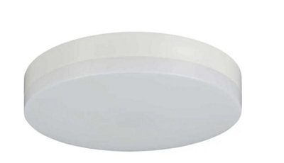10Watt LED IP44 Slimline Bathroom Ceiling Light Cool White 4000K