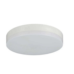 10Watt LED IP44 Slimline Bathroom Ceiling Light Cool White 4000K