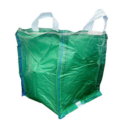 10x 120 Litre Reusable Heavy Duty Green Garden Plant
