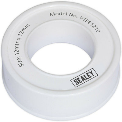 10x 12mm x 12m White PTFE Water Pipe Thread Seal Tape Watertight