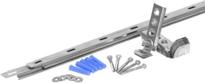 10x 2.4m Ultimate Universal Stainless Steel Wall Starter Kit - Includes All Fixings