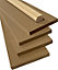 10x 90x6mm 2.4m long  Wall panel strips with 2x top trims for MDF panelling 6mm