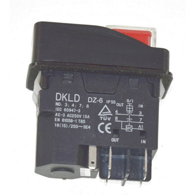 10x Belle 240V Electric Cement Concrete Mixer On Off Switch Button by Ufixt