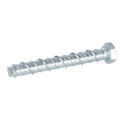 10x Concrete Masonry Bolts M12 x 100mm Outdoor Rated Frame Fixing Thunderbolts