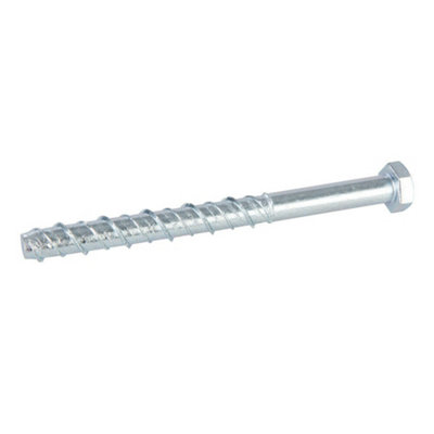 10x Concrete Masonry Bolts M12 x 150mm Outdoor Rated Self Tapping Thunderbolts