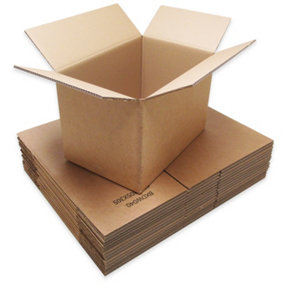 10x Large (L) Cardboard Moving Boxes - Strong Double Wall Removal Moving Boxes