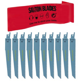 10x Saxton R610DF Reciprocating Saw Demolition Blades Wood Metal