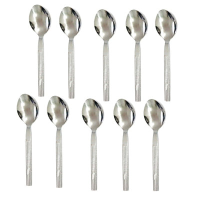 thumbnail image 2 of BEWOS 24-Piece Stainless Steel Teaspoons - 6.2 Inch Mirror Polished, Dishwasher Safe For Home & Restaurant 2 of 5