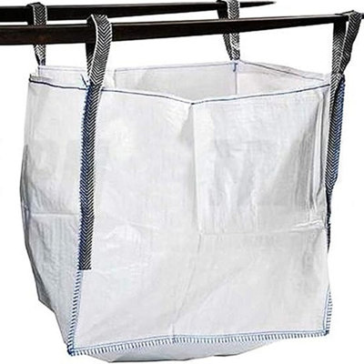 10x Tough Reinforced FIBC 1 Tonne 85x85x85cm Builders Outdoor Garden Waste DIY Aggregate Strong Bulk Bags - 3