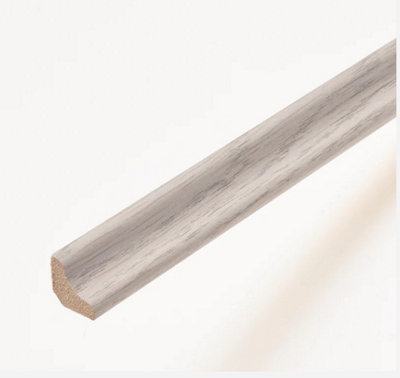 10x White Laminate Floor Scotia Beads  16mm(W) x 16mm(T) x 2400mm(L) 10 Lengths In A Pack