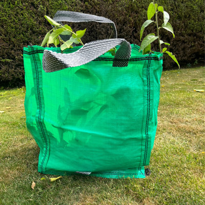10x Yuzet 120L Heavy Duty Garden Waste Bags Refuse Rubbish Sacks Leaf Grass - 3