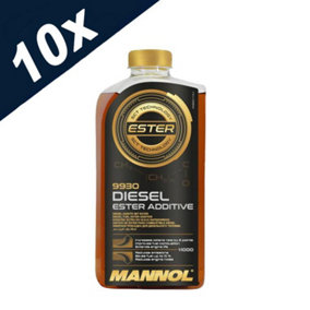 10x1L MANNOL Diesel Ester Fuel Additive Treatment Fuel Economy Reduce Emission