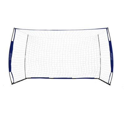 10x6ft Portable Foldable Blue Football Kick Goal With Carry Bag