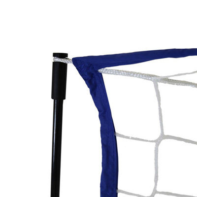 10x6ft Portable Foldable Blue Football Kick Goal With Carry Bag - 3