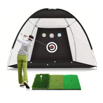10x7ft Golf Practice Net Golf Hitting Aid Training Driving Chipping ...