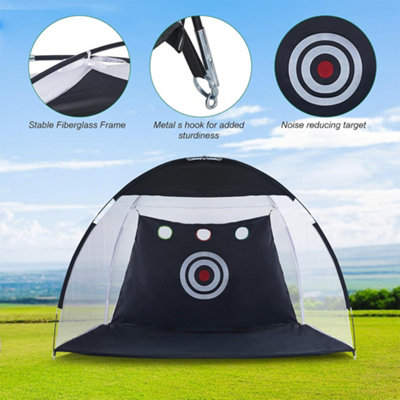10x7ft Golf Practice Net Golf Hitting Aid Training Driving Chipping ...