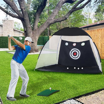 10x7ft Golf Practice Net Golf Hitting Aid Training Driving Chipping ...