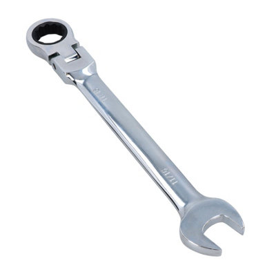 11/16" AF SAE Imperial Flexible Flexi Head Ratchet Spanner Combination Wrench