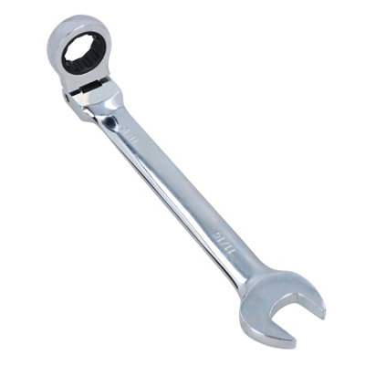 11/16" AF SAE Imperial Flexible Flexi Head Ratchet Spanner Combination Wrench