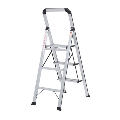 11-in-1 Folding Combination Ladder & 3 Step Slimline Ladder Wolf Access All Areas Set - 7